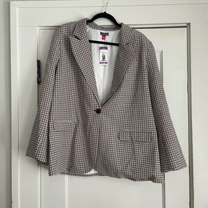 Vince Camuto Checkered Blazer